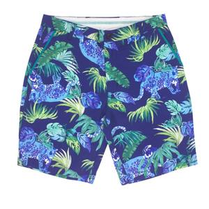Diseño de marca personalizado ODM OEM hombres casual verano ropa de playa estampado floral lienzo Bermudas calientes pantalones cortos de algodón de carga Bangladesh - Product Image 3