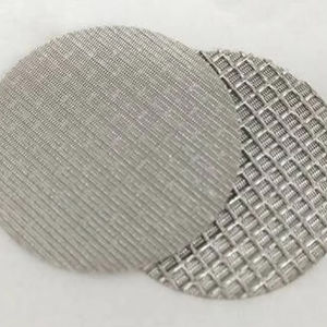 Maille filtrante en acier inoxydable SS pour filtration de fibres, disque filtrant en maille pour filage de fibres PET et nylon - Product Image 1