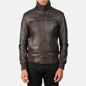 Nouvelle Veste Courte Slim en Cuir Véritable à Fermeture Éclair et Col Revers, Modèle 2026, Séchage Rapide, pour Homme et Femme, Couleur Unie, Meilleur Design, Idéale pour l'Hiver - Product Image 3