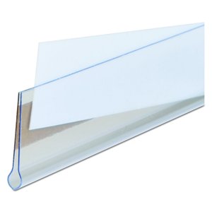 Hookei PVC Acrylic Label Tag Supermarket Retail <b>Plastic</b> Adhesive Data Strip Price Holder for <b>Shelves</b> - Product Image 1