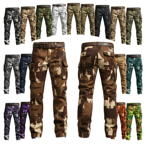 Customized Waterproof Windproof Camouflage Pattern Cargo <b>Pants</b> <b>Men</b> Outdoor Casual Multi Pocket Work Trousers Cotton Style <b>Pants</b> - Product Image 1