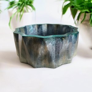 Elegante Maceta de Resina Hecha a Mano, Maceta Contemporánea para Hogar, Oficina y Espacios Comerciales, Soporte para Flores de Resina Epoxi para Regalo - Product Image 2