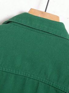 Custom Made Coated <b>Denim</b> <b>Jacket</b> for Men Spring Season High Quality Waterproof Windproof Breathable <b>Lightweight</b> Wholesale - Product Image 4