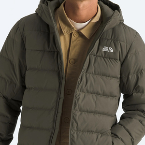 Chaqueta Acolchada para Hombre, Cómoda para Uso en Exteriores, con Cuello Alto y Logotipo Frontal, al Mejor Precio, Chaquetas Acolchadas North para Hombre en Venta - Product Image 5