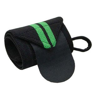 สายรัดข้อมือยกน้ำหนักแบบมืออาชีพพร้อมโลโก้ยางแบบกำหนดเอง สำหรับครอสเทรนนิ่ง พาวเวอร์ลิฟติ้ง และยกน้ำหนัก รับผลิตแบบ OEM - Product Image 1