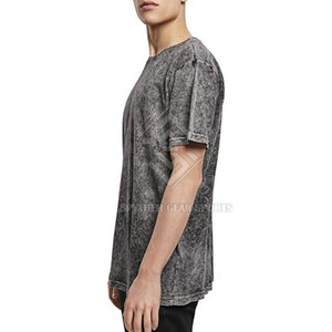 T-shirt pour homme à coupe classique, style tendance, lavage à l'acide, polyester/coton, écologique, séchage rapide, respirant, manches courtes, SPYTHER GEAR - Product Image 4