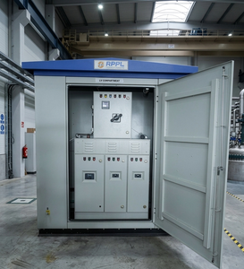 สถานีไฟฟ้าขนาดกะทัดรัด 800 kVA แบบสั่งทำพิเศษ 20kV 400V ชนิดกล่อง พร้อมสวิตช์เกียร์ HT LT และหม้อแปลงไฟฟ้าของยี่ห้อที่กำหนด - Product Image 2