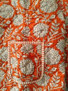 Veste en coton matelassée à fleurs confortable : Manteau indien réversible en coton - Product Image 6