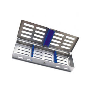 Bandeja de Esterilización para Instrumentos Dentales, de Acero Inoxidable, Manual, de Alta Calidad, para Clínicas y Hospitales, para 5 Instrumentos - Product Image 3