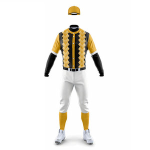 Customized Training Wear <b>Baseball</b> Uniform Wholesale Price Adults Uniform Kids Clothing Long Sleeve Jersey with Pants Sublimated - Product Image 2