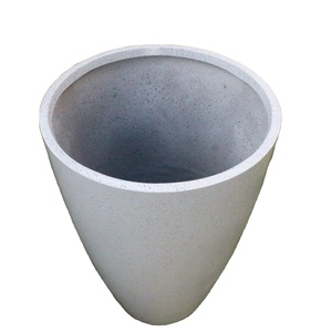 ขายส่งสินค้าใหม่มาแรง กระถางดอกไม้ KNT โมเดิร์นหรูหรา สีน้ำตาล ทำจาก FRP ไม่แตกหัก น้ำหนักเบา แกะสลักด้วยมือ สำหรับตกแต่งภายในและภายนอกบ้าน สวน - Product Image 1