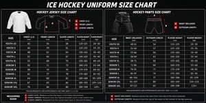 Uniforme de hockey sur glace personnalisé en sublimation, grande taille, 100% polyester, coupe-vent, col en V, avec service OEM/ODM, couleurs et logos personnalisables - Product Image 5