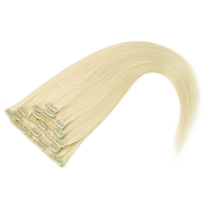 Extensions à clips KSWIGS 100% cheveux vierges Remy chinois, double trame, style lisse de luxe - Product Image 6