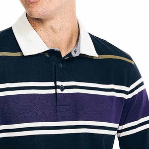 เสื้อรักบี้พรีเมียม ทนทาน ระบายอากาศได้ดี ไซส์ใหญ่พิเศษ เพื่อสไตล์ที่โดดเด่น - ผลิตจากโพลีเอสเตอร์ 100% ปรับแต่งได้ตามต้องการ เสื้อผ้าบุรุษ - Product Image 4