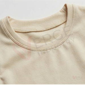 Conjunto de Yoga de 2 Piezas sin Costuras para Mujer, Top Corto con Cuello Redondo y Leggings Largos de Cintura Alta, Color Beige - Product Image 4