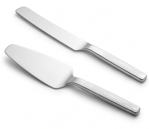 Stainless Steel Cake Knife And Server Set With Non Stick Finish Rectangle Shape For Cake <b>Decorations</b> And Party Celebrations - Product Image 1