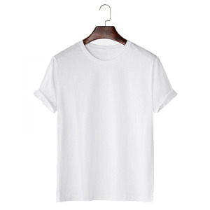 Camisetas Lisas de Hombre 100% Algodón Tejido, Impresión Digital Frontal Personalizada, Ecológicas, Antiarrugas, Corte Ajustado, Manga Corta, Venta al Por Mayor - Product Image 6
