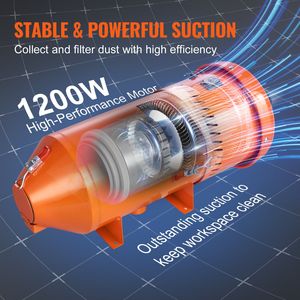 Cabinet de sablage robuste de 90 gallons Système de dépoussiérage de 1.8 gallons Support 40-120PSI Pistolet Blaster à 4 buses pour peinture rouille - Product Image 3