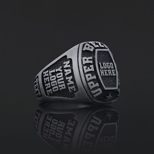 Bague d'École BOJ 022 Personnalisée en Argent avec Diamant Minimaliste Certifiée IGI/ Bague de Diplôme Universitaire Unisexe - Product Image 4