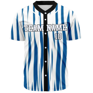 Maillot de baseball respirant avec coutures durables et impression personnalisée du logo de l'équipe pour les équipes professionnelles - Product Image 3