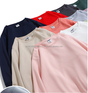 AG350S 1 pièce Sweat-shirt à col rond en polaire berbère avec logo personnalisé Sweat-shirt pour homme Pull à manches longues pour homme 350 g/m² - Product Image 2