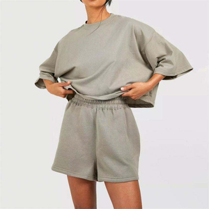 Conjunto de Shorts de Verano para Mujer, 100% Algodón, Talla Grande, Personalizable, en Oferta - Product Image 4