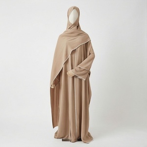 Abayas personnalisées de dernière conception, les plus vendues, fabriquées en gros, prix raisonnables, vêtements musulmans en lin et mousseline - Product Image 1