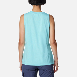 Débardeur long en jersey pour femme DELAWARE INDUSTRIES de haute qualité, 100 % polyester, respirant, écologique, séchage rapide, col rond sportif - Product Image 4