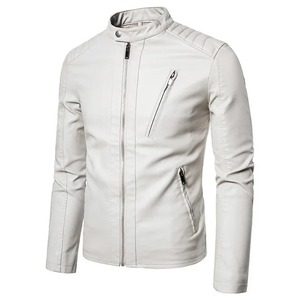 Chaqueta de Motociclista para Hombre Finer Threads <span class=keywords><strong>Legacy</strong></span> Negra, Cuero Genuino, Forro Acolchado de Viscosa, Bolsillos, Cuello Alto, Cierre de Cremallera - Product Image 1