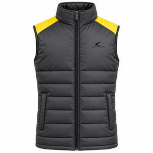 Gilet sans manches pour homme 2026 en fibre de polyester, veste matelassée à bulles, imperméable, respirante, pour sports d'hiver - Product Image 2