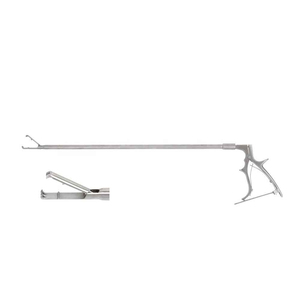 10mm Manual <strong>Hysteroscope</strong> <strong>Uterine</strong> Grasping Forceps 2x3 Teeth 31cm Stainless Steel High Quality Minimally Invasive Surgical - Product Image 1