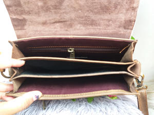 Bolso de piel de vaca natural Pelo occidental en cuero de piel de vaca Bolso bandolera Monedero multiusos - Product Image 5