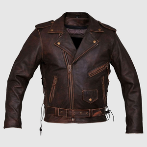 Best Designs Winter Men's Leather <b>Fringe</b> Jackets Customized Sizes High Quality Waterproof Breathable Casual Front Factory Direct - Product Image 1