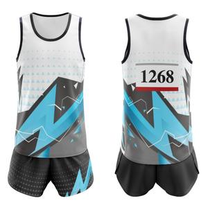 Tenue d'athlétisme légère et respirante pour l'été, imprimée, avec logo personnalisé, en polyester/coton, fabriquée au Pakistan - Product Image 3