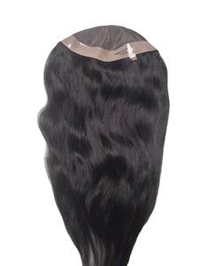 Toupet de cheveux mono pour femmes avec cheveux humains indiens, styles multiples (vague d'eau, vague naturelle, etc.) Léger 100-150g - Product Image 6