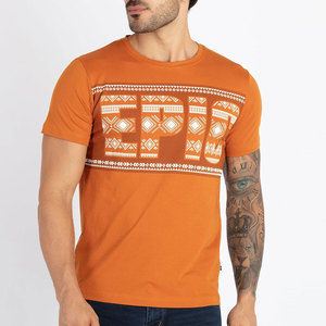 T-shirt personnalisé avec logo graphique, streetwear, impression surdimensionnée, toutes les couleurs et tous les motifs, coton, col rond, coupe ample pour homme - Product Image 1