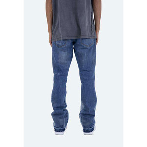Pantalon en jean pour homme, coupe droite, design personnalisé, tendance hip-hop streetwear, automne - Product Image 2