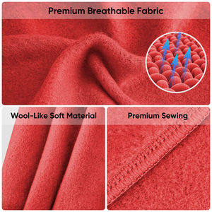 Braga de cuello tipo bandana de microfibra de algodón suave a cuadros, transpirable para protección contra el polvo, el viento y el sol, para uso en todas las estaciones. - Product Image 3