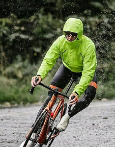 Men's Softshell <b>jacket</b> <b>Packable</b> Cycling Rain <b>Jacket</b> Waterproof Windproof Running Raincoat Lightweight Rotatable Hood <b>Jacket</b> - Product Image 2