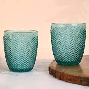 Midori Exquisite <b>Reusable</b> 400ml Drinking Glass Tumbler Transparent Beer <b>Mug</b> with Logo for Travel and Hotel Use Set of 2 - Product Image 5