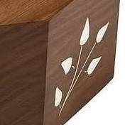 Encensoir en bois portable avec poignée ergonomique, support hexagonal traditionnel pour Oud avec bol en acier inoxydable et décoratif - Product Image 6