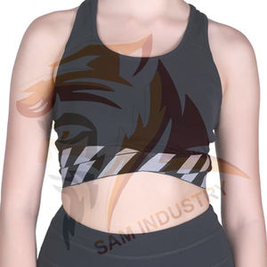 Soutien-gorge de sport léger et respirant pour femme, à maintien élevé, avec logo personnalisé sur le devant, design unique, séchage rapide, pour yoga et gym - Product Image 6