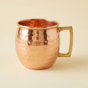 <b>Marvelous</b> Design Pure Solid Copper Moscow Mule Mug Hammered Design with Brass Handle for Barware & <b>Gifts</b> Good Price - Product Image 4