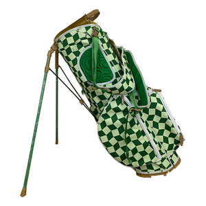 Sac de golf en cuir imperméable et nylon OEM avec support élégant pour hommes et femmes - Product Image 2