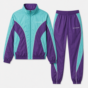Polyester <b>Wind</b> <b>Breaker</b> Women Suits Outdoor 2 Piece Set Windbreaker Suit Set Custom Logo Waterproof Tracksuits - Product Image 6