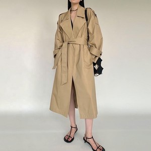 Women's Trench Coat Custom Logo Trench Coat Women Luxury Designer Long Trench Femme Women's <b>Winter</b> Trench Coat Wholesale OEM ODM - Product Image 1