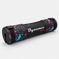 Coussinet de protection antidérapant en caoutchouc pour haltères, avec logo et couleur personnalisables, pour l'entraînement physique, compatible avec barre de squat réglable pour usage en salle de sport, pour la nuque