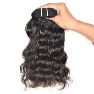 Cheveux humains brésiliens bruts vierges bon marché femme faisceaux de trame naturelle à double ondulation machine cheveux humains temple meilleure qualité de cheveux humains - Product Image 5