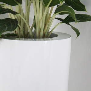Vases de jardin en fibre de verre écologiques en gros avec trou de drainage, durables pour usage extérieur/intérieur, option logo personnalisé, fabriqués à Binh - Product Image 6