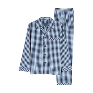 Customized brighten up Cotton Blend Pajama Set 2 piece soft cotton <b>pyjama</b> Set For night comfort Long Sleeves Men Night Suit - Product Image 2